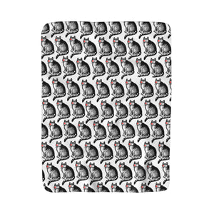 Crazy Cat Kliban Sherpa Fleece Throw Blanket 50x60