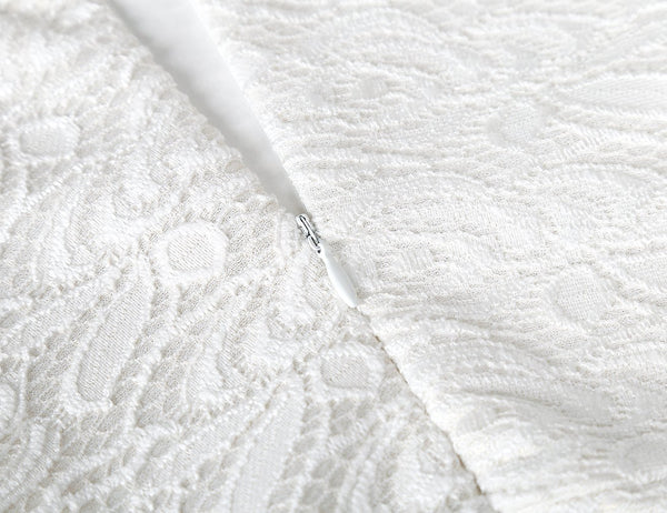 US STOCK Lace Mermaid Bias Cut Wedding Dress
