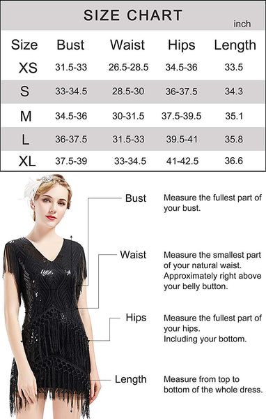 US STOCK Vintage Black 1920s Unique Flapper Dress Long Fringed Gatsby Dress Roaring 20s Sequins Beaded Dress Vintage Art Deco Dress