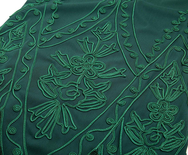 US STOCK Vintage 1920s Green Unique Flapper Dress Roaring 20s Great Gatsby Fringed Dress