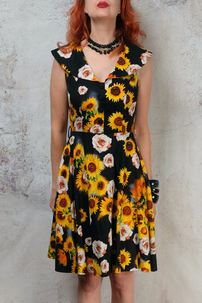 Voodoo Vixen sunflower summer dress size small