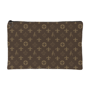 New Orleans Saints Louisiana Elegance "Louis" Carry All Makeup Bag Pouch
