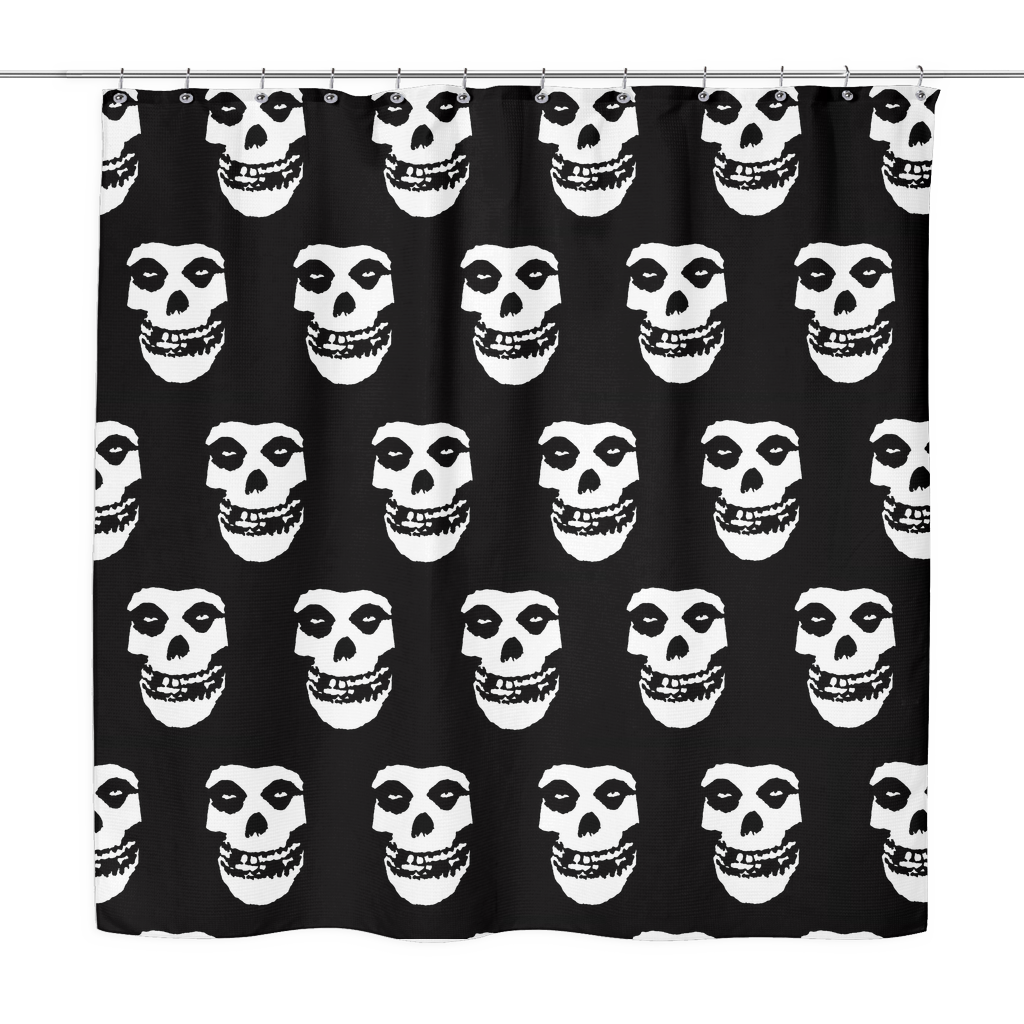 The Misfits Crimson Ghost Shower Curtain