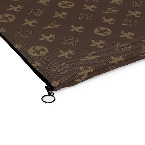 New Orleans Saints Louisiana Elegance "Louis" Carry All Makeup Bag Pouch