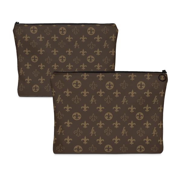 New Orleans Saints Louisiana Elegance "Louis" Carry All Makeup Bag Pouch
