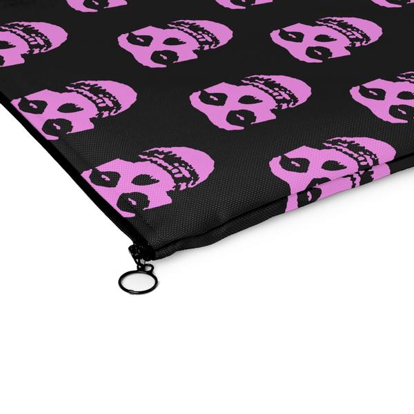 The Misfits Crimson Ghost Pink Print Makeup Bag Accessory Pouch