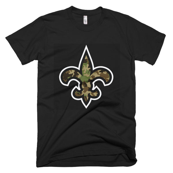 Custom name and Number camouflage New Orleans Saints Short-Sleeve T-Shirt