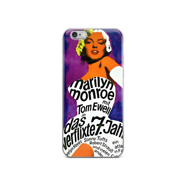 Marilyn Monroe Vintage 7 Year Itch Poster iPhone Case  / 6S / 7 / 8 / PLUS / X