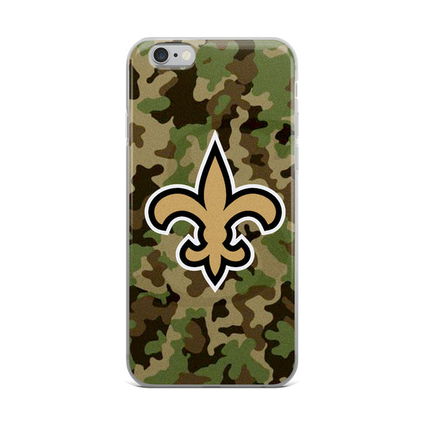 camouflage New Orleans Saints iPhone case
