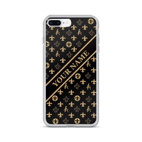Custom made name New Orleans Saints Louisiana Elegance "Louis" iPhone Case