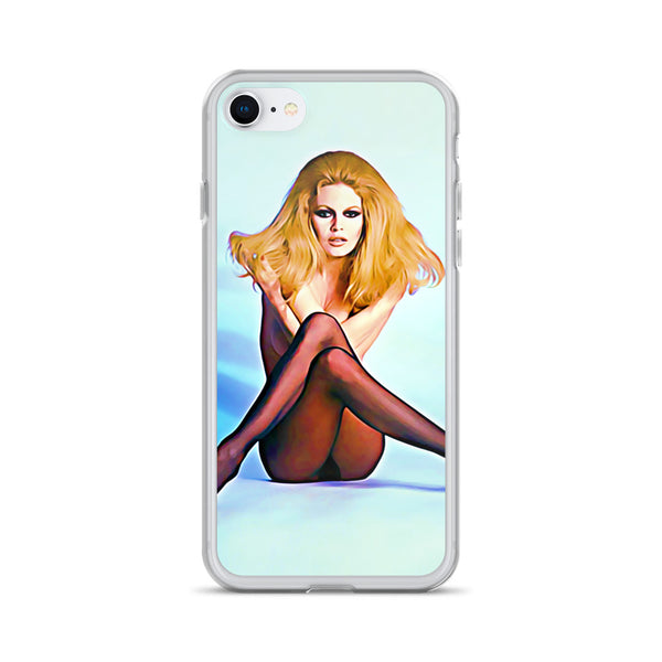 Bridgette Bardot pinup mod iPhone Case