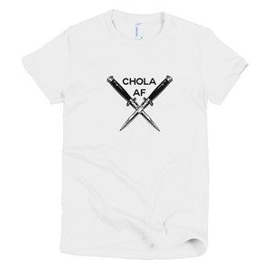 Chola AF switchblade Short sleeve women's t-shirt