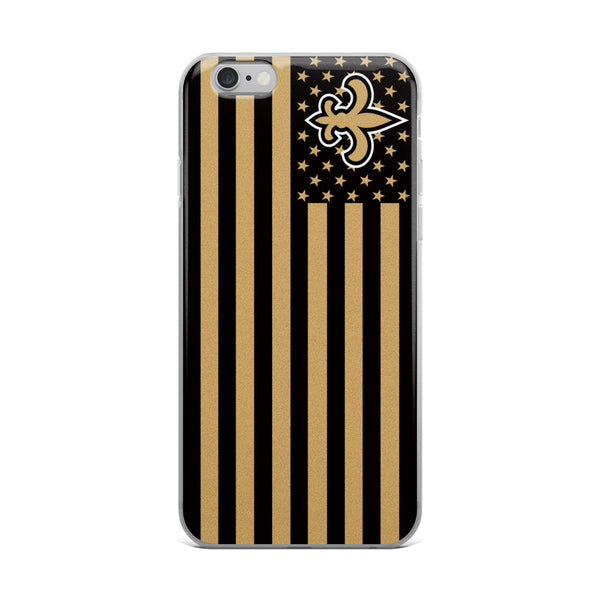 New Orleans Saints American Flag iPhone Case 5 / 5S / 5SE / 6 / 6S / 7 / 8 / PLUS / X