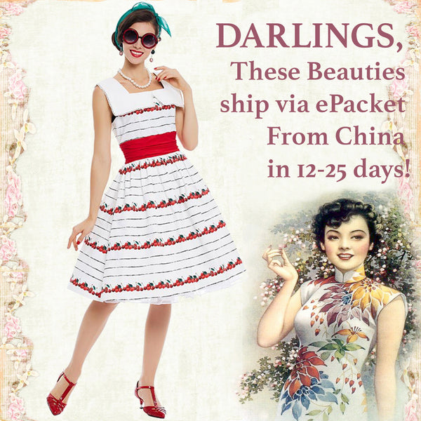 Boatneck Cherries on White Fit and Flare Dress