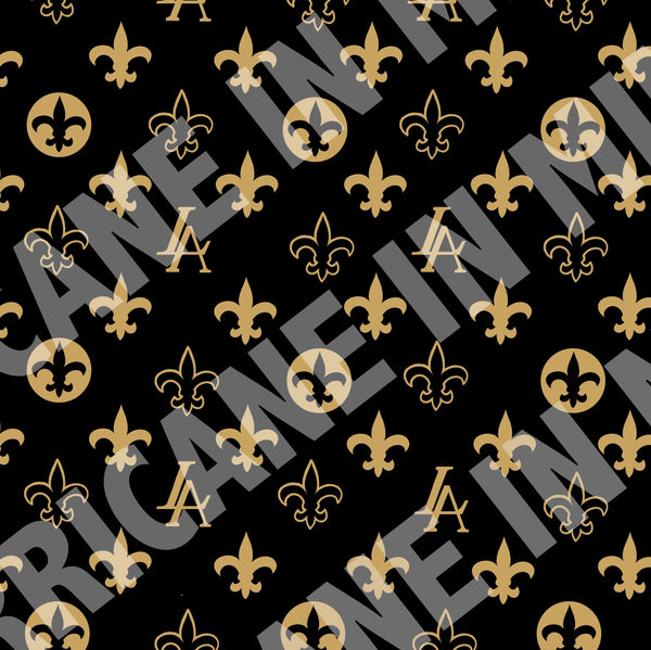 New Orleans Saints Louisiana Elegance "Louis" Square Pillow