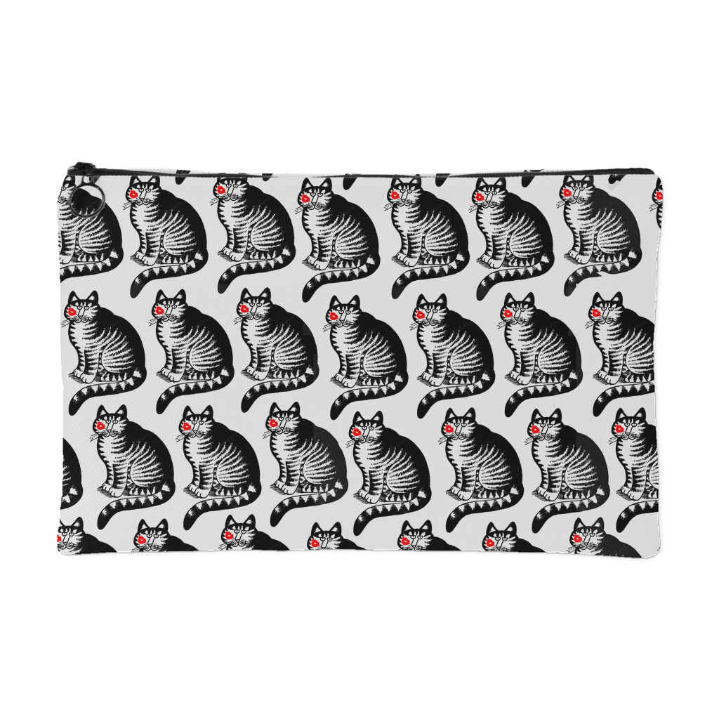 Crazy Cat Kliban Carry All Pouch - two sizes available